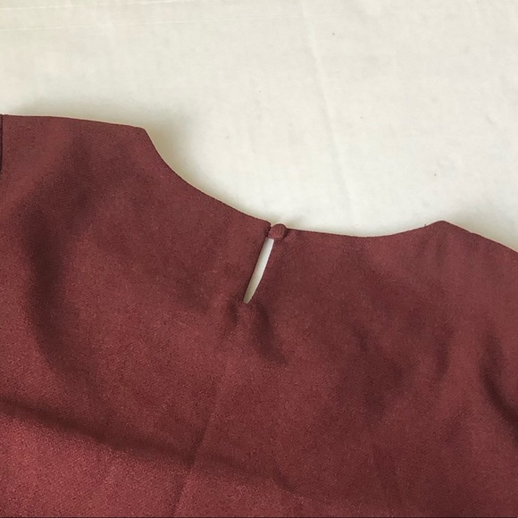 Blu Pepper Boutique Blouse with Jeweled Neckline - Picture 3 of 4